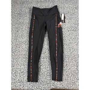 Certo Womens Black Cleveland Browns Mascot Athletic Leggings Pockets M NWT